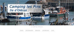 Desktop Screenshot of camping-lespins-oleron.com